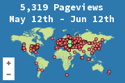 Locations of visitors to this page
